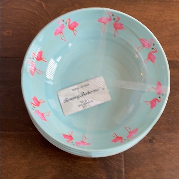 Tommy Bahama Dining Tommy Bahama Flamingo Plates Bowls Melamine